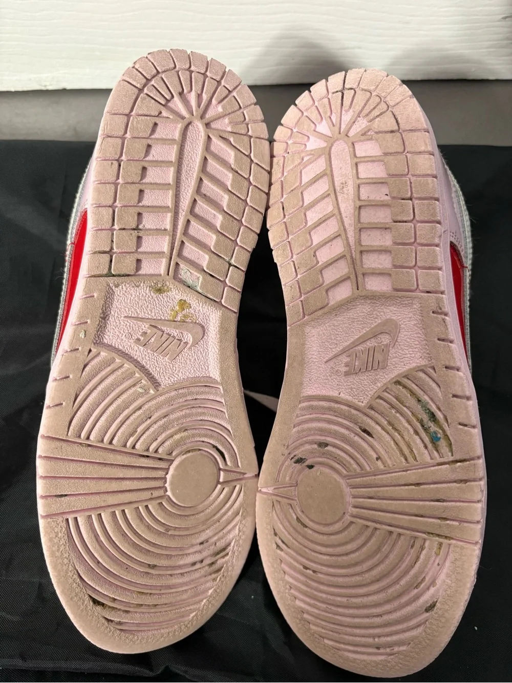 Nike Pink and Red 'Be Me' Heart Graphic Sneaker Insole